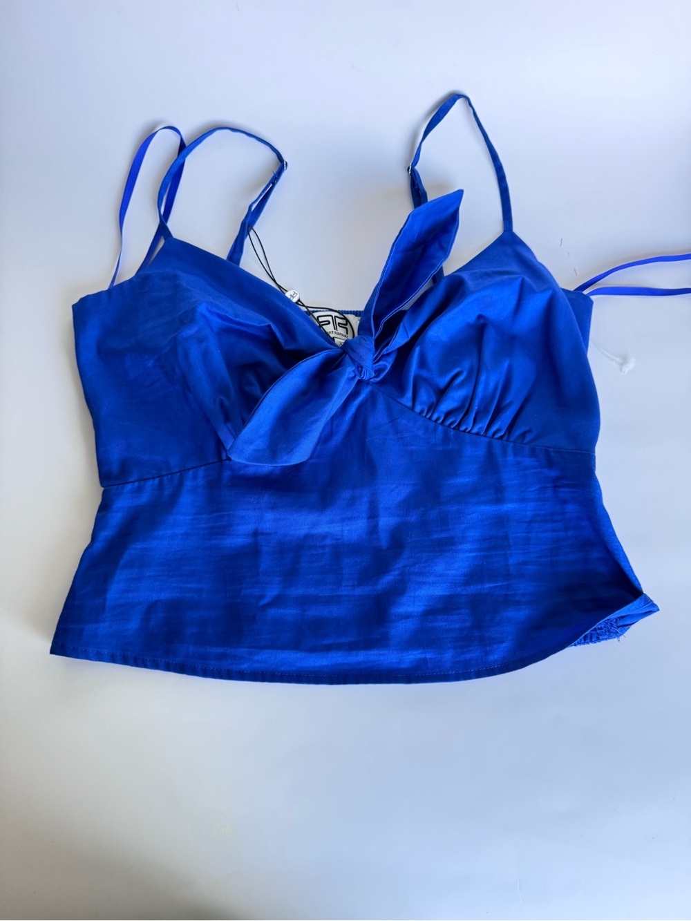 Robert Rodriguez Cobalt Blue Tie-Front Camisole